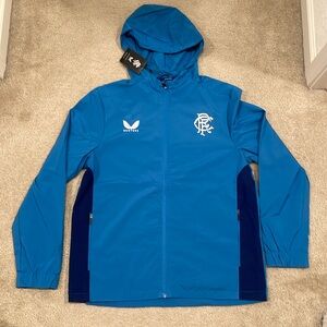 Castore Rangers Mens 23/24 Lightweight Training Jacket size L NWT